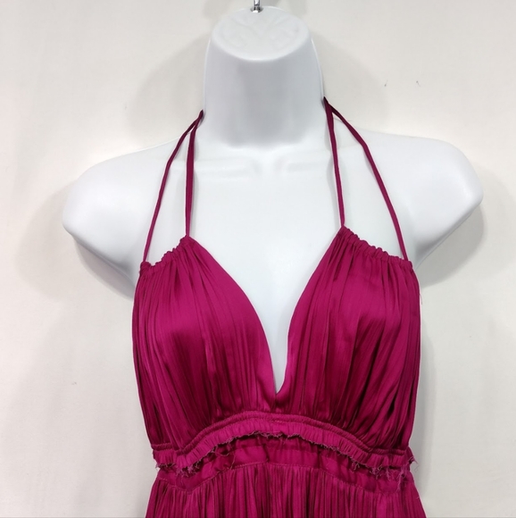 Free People 100 Degree of Shine Mini Dress Women's S Pink Barbiecore Romantic - Picture 3 of 10